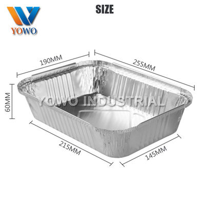 Hộp đựng thực phẩm bằng giấy nhôm dùng một lần có thể tái chế 260ml